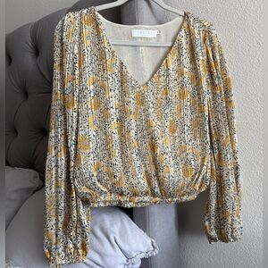 ASTR Floral Print Blouse